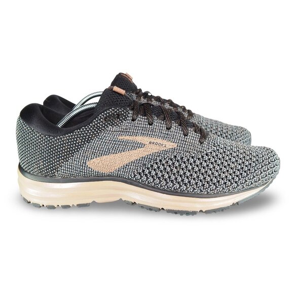 Brooks Revel 2 Performance Running Shoes Women's 10 Grey Rose Gold 1202811B038 - Picture 4 of 11